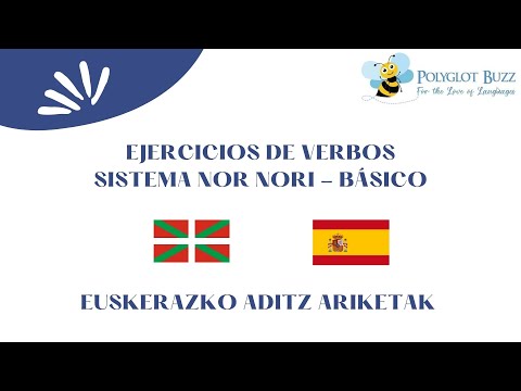 Lección 9 - Ejercicios del Sistema Verbal de Euskera Nor-Nori - Ariketak 💫🌸