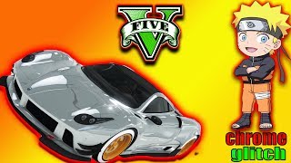 GTA5 HOW TO UNLOCK THE CHROME COLOR FOR ANY CAR GLITCH
