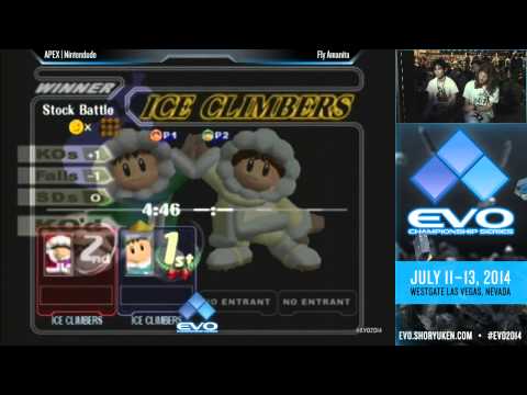 EVO 2014 SSBM QF Pools - Nintendude vs Fly Amanita