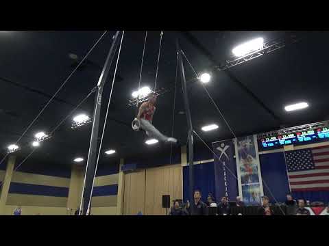 Travis Wong - Still Rings - 2020 Winter Cup Jr. Prelims and Elite Team Cup