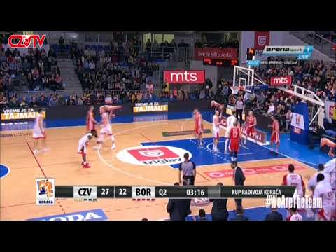 Nemanja Dangubić | Kup Radivoja Koraća, KK Crvena zvezda mts - Borac Čačak