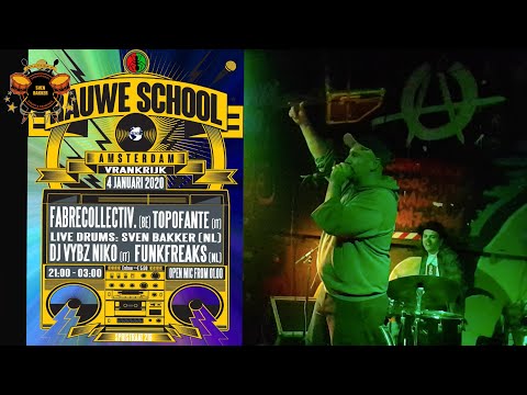 Rauwe School#125 Castoman, Sven Bakker, DJ Bite, Dj Daan, Hotrox, faBRECOLLECTIV.@VrankrijkAmsterdam
