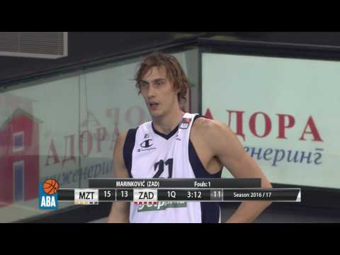 ABA Liga 2016/17, Round 18 match: MZT Skopje Aerodrom - Zadar (13.1.2017)
