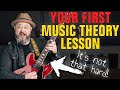 Your Very FIRST Music Theory Lesson On Guitar