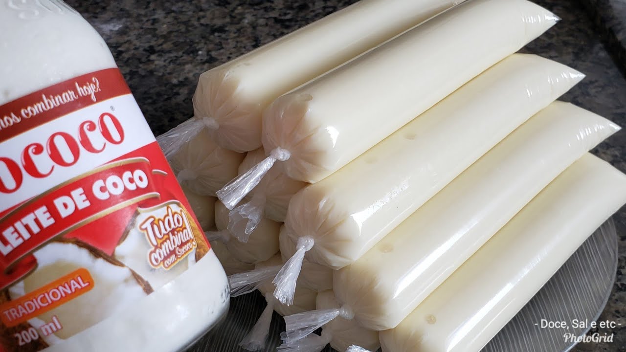 ESSE É TERCEIRO LUGAR NAS VENDAS GELADINHO GOURMET DE COCO