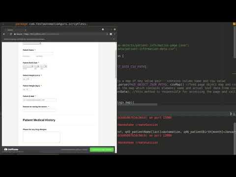 scriptless automation csvrecords