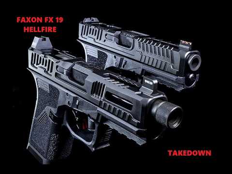 Faxon FX 19 Hellfire -  Locking Block Removal, Cleaning, Disassembly - FX19 Takedown - Gucci Glock