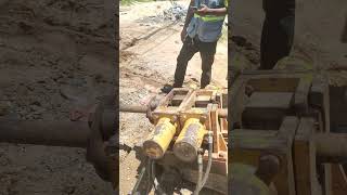 Soil Drilling By Robot Machine