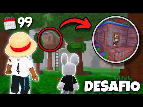 SOBREVIVI AS NOITES NA CASA DA ÁRVORE DO 99 NOITES NA FLORESTA com o LARRYZINHO!