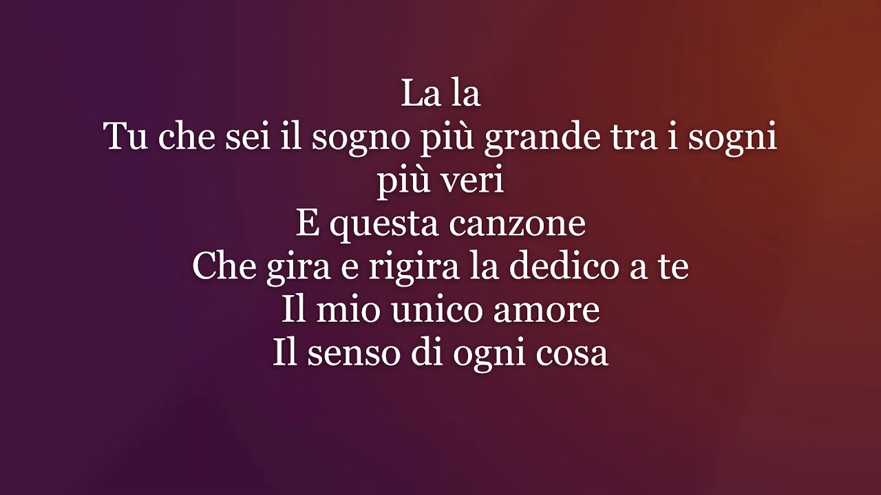 Fabrizio Moro - Il senso di ogni cosa - 2020 version (TESTO)