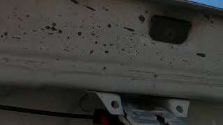 How to remove a GM trunk lock without a slide hammer... haha
