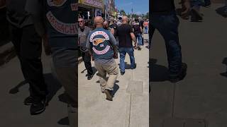 Hells Angel with a blue denim vest ? #hellsangels #mc #bikelife #bikeweek