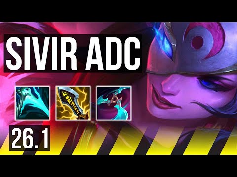 SIVIR & Soraka vs YUNARA & Sona (ADC) | Good KDA: 12/1/10, 45K damage | EUW Master | 26.1