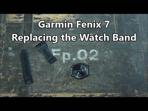 How to change Garmin Fenix 7 watch strap tutorial