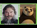 COMPARISON VOICE OVER AND CAST KUNGFU PANDA 4