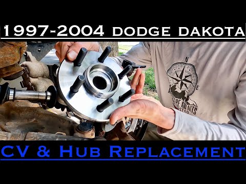 1997 - 2004 Dodge Dakota 4x4 / CV Shaft & Wheel Hub Replacement / Start to Finish