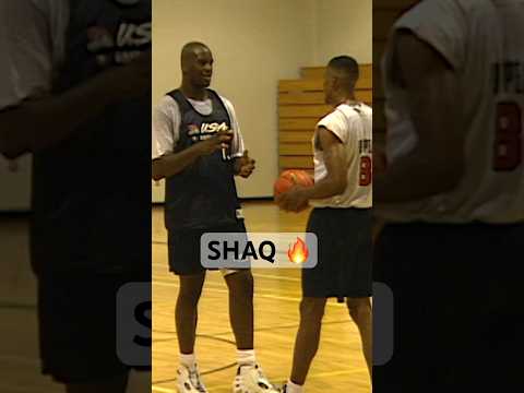 Shaq couldn’t be stopped 1-on-1 in 1996 at The #USABMNT Training Camp! 😳| #Shorts