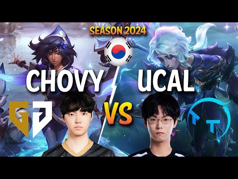 GEN Chovy vs TT ucal - Chovy TALIYAH vs ucal HWEI Mid - Patch 14.4 KR Ranked CHALLENGER | lolrec