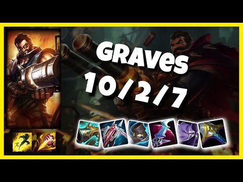 Graves vs Rammus BR Challenger JUNGLE (10/2/7) - v10.25