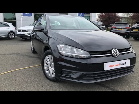 Approved Used Volkswagen Golf S 1.6TDI in Deep Black - GM69DMF