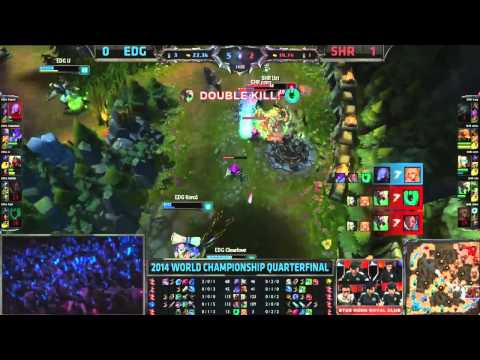 [Worlds 2014] Uzi Quadrakill on EDG