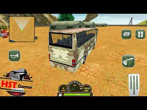 Army Bus Driving 2017 - Android Gameplay Video - Car Games For Kids