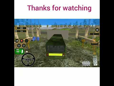 Drive Army Bus Transport Duty Us Soldier 2019 : Android gameplay. :  Army bus transport