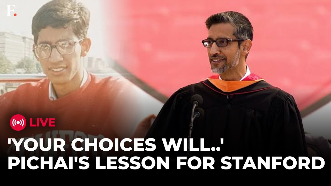 'Keep Going Forward,' Google CEO Sundar Pichai Gives Inspiring Standford Speech Amid Student Boycott