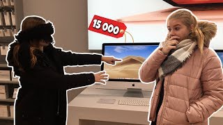 PRZYJACIÓŁKA KUPUJE MI WSZYSTKO CO DOTKNĘ *NA ŚLEPO!*