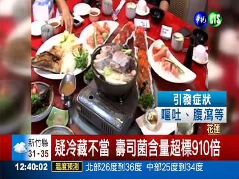 壽司名店不衛生 菌含量超標910倍