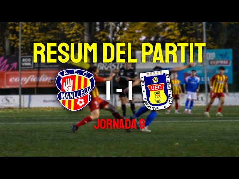 RESUM DEL PARTIT: AEC Manlleu 1 - 1 UE Castelldefels