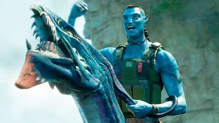 Miles Quaritch Tames His Ikran - First Flight Scene - Avatar: The Way of Water (2022) Clip HD