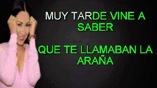 LA ARAÑA ANA GABRIEL KARAOKE