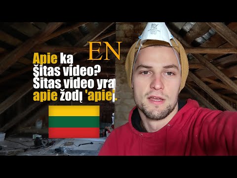 CONGRATULATIONS FROM RAMŪNAS and A SHORT LESSON ABOUT 'APIE'