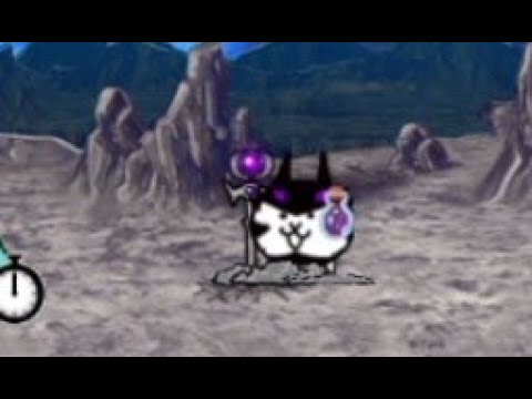 Dark Magik Cat (Axe Cat Fourth Form) - The Battle Cats