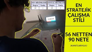 Bir Ayda 34 Net Artırdım! | 56 Netten 90 Nete Nasıl Çıktım? | YKS Çalı