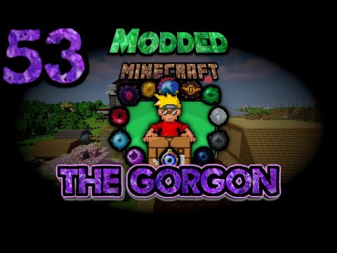 Insane Modded Minecraft Survival - Encounter with The Gorgon!
