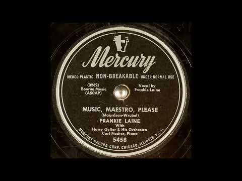OLDIES 1950 AUG 26 MUSIC  MAESTRO, PLEASE-Frankie Laine