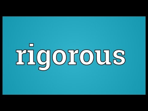 Rigorous Meaning