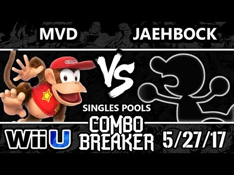 Combo Breaker 2017 Smash 4 - PG | MVD (Diddy Kong) vs TKO | Jaehbock (G&W) - WiiU Tournament
