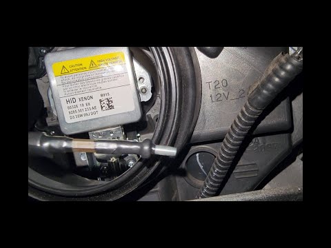 Ford Escape 2014 HIB bulb replacement easy way!!