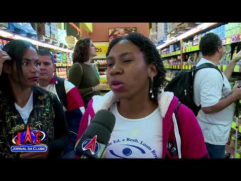 Adevirp realiza uma ação de inclusão em supermercado - Jornal da Clube 2ª Edição (23/08/2017)