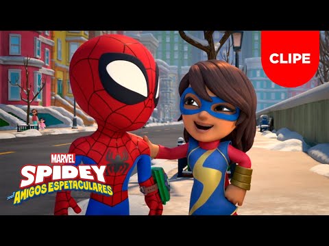 Capa de TORNADO DE NEVE | SPIDEY E SEUS AMIGOS ESPETACULARES | CLIPE