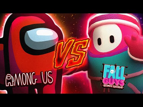 Among Us VS. Fall Guys [Batalha de Gigantes]