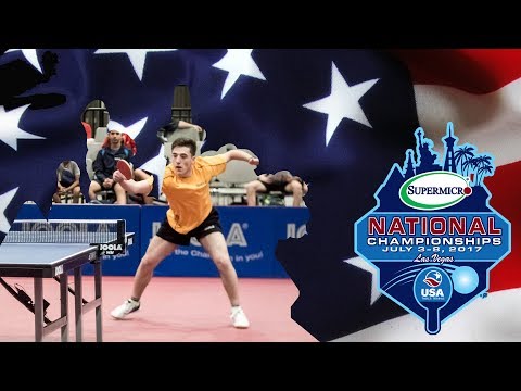 2017 SuperMicro US National Table Tennis Championships - Sharon Alguetti vs. Kunal Chodri (U21 SF)