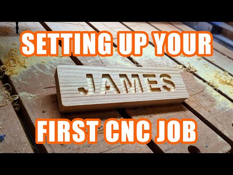 Setting up your first CNC job