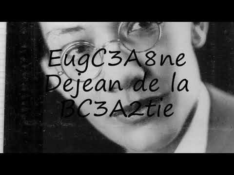 How to pronounce EugC3A8ne Dejean de la BC3A2tie in French?