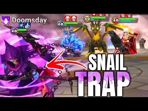 He Snail Cleaves his Enemies with THRAIN - Summoners War