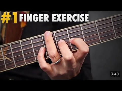 Get FASTER Finger in 1 WEEK -#1 Finger Exercise for Guitar