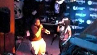 Timbaland &amp; Brandy aka Bran&#39;Nu Perform &quot;Meet in the Middle&quot; at Hard Rock Cafe in Hollywood